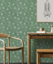 Load image into Gallery viewer, The Milky Way Wallpaper - Bethany Linz - My Sydney Collection - Colourway: Green - Insitu