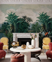 Load image into Gallery viewer, Palm Landscape Mural - Bethany Linz - My Sydney Collection - Colourway: Original - Insitu