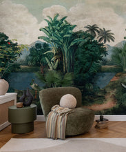 Load image into Gallery viewer, Palm Landscape Mural - Bethany Linz - My Sydney Collection - Colourway: Original - Insitu