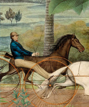 Load image into Gallery viewer, The Race At Hyde Park Mural - Bethany Linz - My Sydney Collection - Colourway: Original - Swatch