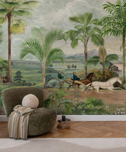 Load image into Gallery viewer, The Race At Hyde Park Mural - Bethany Linz - My Sydney Collection - Colourway: Original - Insitu