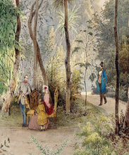Load image into Gallery viewer, Botanical Gardens Mural - Bethany Linz - My Sydney Collection - Colourway: Original - Swatch
