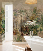 Load image into Gallery viewer, Botanical Gardens Mural - Bethany Linz - My Sydney Collection - Colourway: Original - Insitu