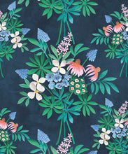 Load image into Gallery viewer, Odette's Bouquet Wallpaper - Colourway: Powder Blue - Swatch