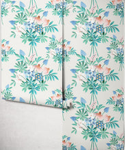 Load image into Gallery viewer, Odette's Bouquet Wallpaper - Colourway: Kelp Green - Roll