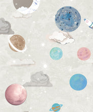 Load image into Gallery viewer, Blast Off Wallpaper - Colourway: Shell - Swatch