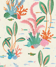 Load image into Gallery viewer, Coral Garden Wallpaper - Colourway: Kelp Green - Swatch