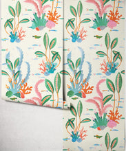 Load image into Gallery viewer, Coral Garden Wallpaper - Colourway: Kelp Green - Roll