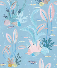 Load image into Gallery viewer, Coral Garden Wallpaper - Colourway: Powder Blue - Swatch