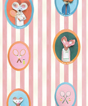 Load image into Gallery viewer, The Tennis Club Wallpaper - Colourway: Petal Pink - Swatch