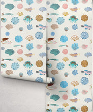 Load image into Gallery viewer, Seaside Treasures Wallpaper - Colourway: Shell - Roll