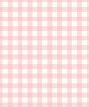 Load image into Gallery viewer, Clubhouse Check Wallpaper - Colourway: Petal Pink - Swatch