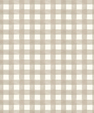 Load image into Gallery viewer, Clubhouse Check Wallpaper - Colourway: Shell - Swatch