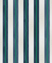 Load image into Gallery viewer, Junior Stripe Wallpaper - Colourway: Old Navy - Swatch