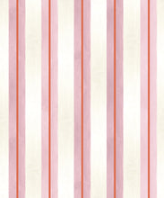 Load image into Gallery viewer, Junior Stripe Wallpaper - Colourway: Petal Pink - Swatch