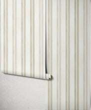 Load image into Gallery viewer, Junior Stripe Wallpaper - Colourway: Shell - Roll