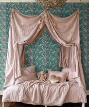 Load image into Gallery viewer, Meadow Confetti Wallpaper - Colourway: Kelp Green - Insitu