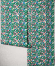 Load image into Gallery viewer, Meadow Confetti Wallpaper - Colourway: Kelp Green - Roll