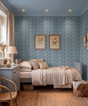 Load image into Gallery viewer, Meadow Confetti Wallpaper - Colourway: Powder Blue - Insitu