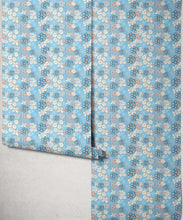 Load image into Gallery viewer, Meadow Confetti Wallpaper - Colourway: Powder Blue - Roll