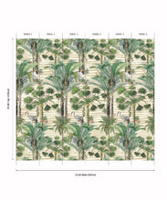 Load image into Gallery viewer, Kerala Palms Mural - Aged With Grace Collection by Bethany Linz - Colourway: Beige - Panels