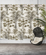Load image into Gallery viewer, Kerala Palms Mural • Sepia • Panels