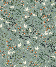 Load image into Gallery viewer, Bespoke Cranes Wallpaper • Blue • Swatch