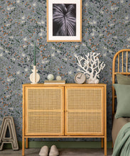 Load image into Gallery viewer, Bespoke Cranes Wallpaper • Lilac • Insitu