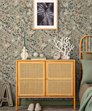 Load image into Gallery viewer, Bespoke Cranes Wallpaper • Oatmeal • Insitu