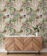 Load image into Gallery viewer, Flowering Trees Wallpaper • Linen • Insitu