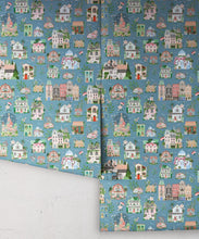 Load image into Gallery viewer, Around The World Wallpaper • French Blue • Rolls