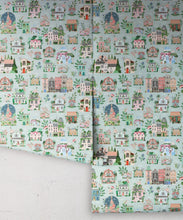 Load image into Gallery viewer, Around The World Wallpaper • Mint • Rolls
