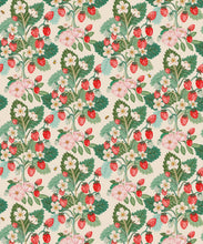 Load image into Gallery viewer, Strawberries Wallpaper • Linen • Swatch