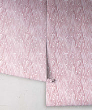 Load image into Gallery viewer, Antique Straight Wallpaper • Floral Wallpaper • Pink • Rolls