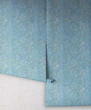 Load image into Gallery viewer, Marble Confetti Wallpaper • Marble Wallpaper • French Blue • Rolls
