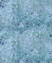 Load image into Gallery viewer, Rock Marbling Wallpaper • Natural Stone • Blue • Swatch