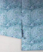 Load image into Gallery viewer, Rock Marbling Wallpaper • Marble Wallpaper • Blue • Rolls
