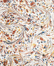Load image into Gallery viewer, Marble Swirls Wallpaper • Flowing Stone • Caramel • Insitu • Swatch