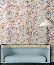 Load image into Gallery viewer, Marble Swirls Wallpaper • Marble Wallpaper • Caramel • Insitu