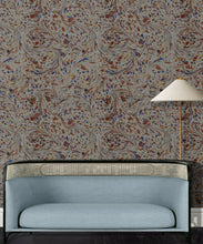 Load image into Gallery viewer, Marble Swirls Wallpaper • Marble Wallpaper • Chocolate • Insitu