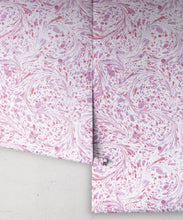 Load image into Gallery viewer, Marble Swirls Wallpaper • Marble Wallpaper • Pink • Rolls