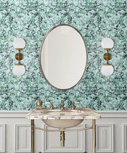 Load image into Gallery viewer, Pebbles Wallpaper • Marble Wallpaper • Charcoal • Insitu