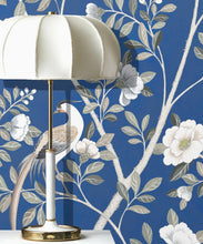 Load image into Gallery viewer, Spring Landscape Mural • Cobalt • Insitu