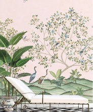 Load image into Gallery viewer, Spring Landscape Mural • Pink • Insitu
