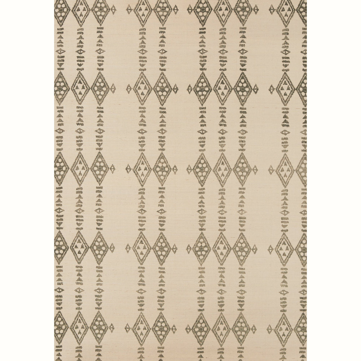 Berber Grasscloth Wallpaper by Peter Dunham - Sapphire/Ivory