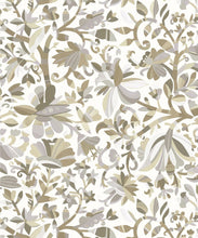 Load image into Gallery viewer, Botanique Type II Vinyl Wallpaper - Colourway: MInk - Swatch - Commercial Wallcoverings