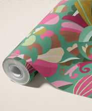 Load image into Gallery viewer, Botanique Type II Vinyl Wallpaper - Colourway: Watermelon - Roll - Commercial Wallcoverings