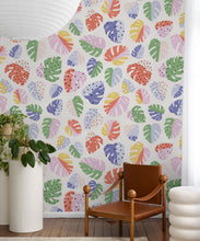 Load image into Gallery viewer, Fruity Monstera Wallpaper • Insitu