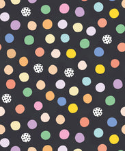 Load image into Gallery viewer, Happy Confetti Wallpaper • Black • Swatch