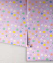 Load image into Gallery viewer, Happy Confetti Wallpaper • Lavender • Rolls